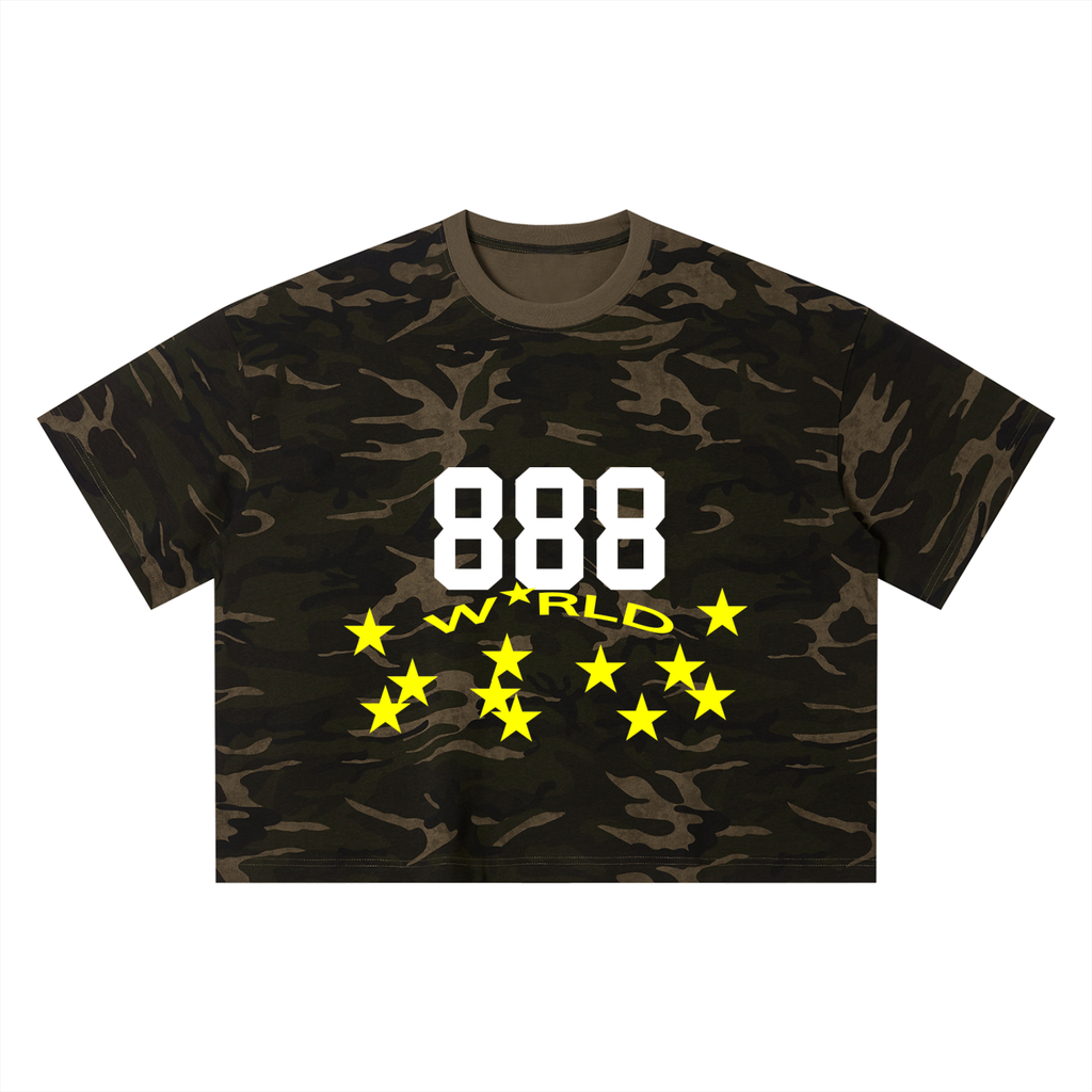 Unisex Camo Boxy T-Shirt