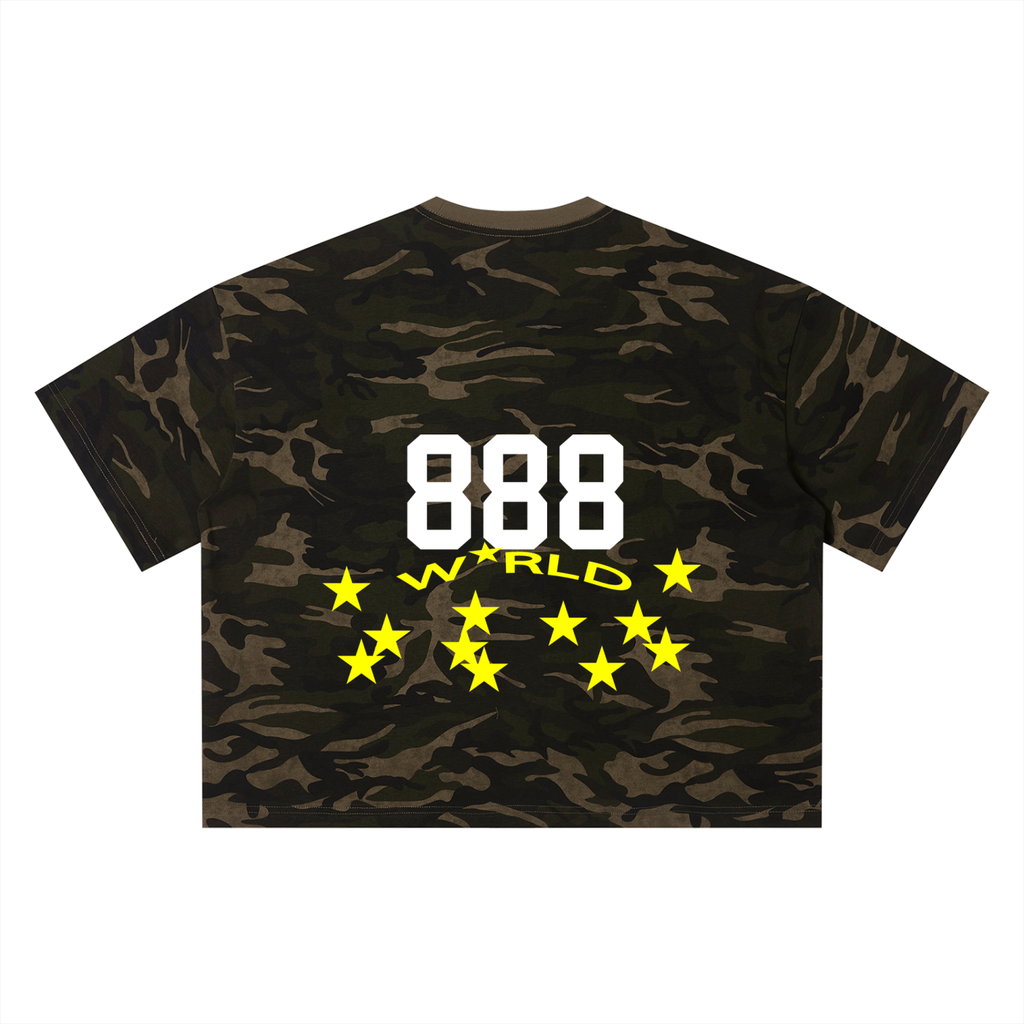 Unisex Camo Boxy T-Shirt