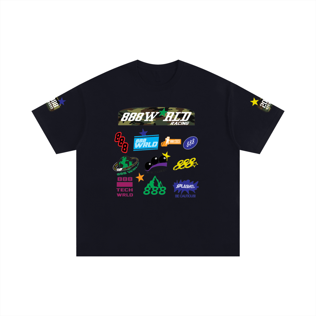 Unisex Oversized Cotton T-Shirt (Black)