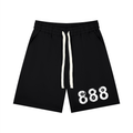 Men’s Loose Fit Drawstring Shorts (Black)