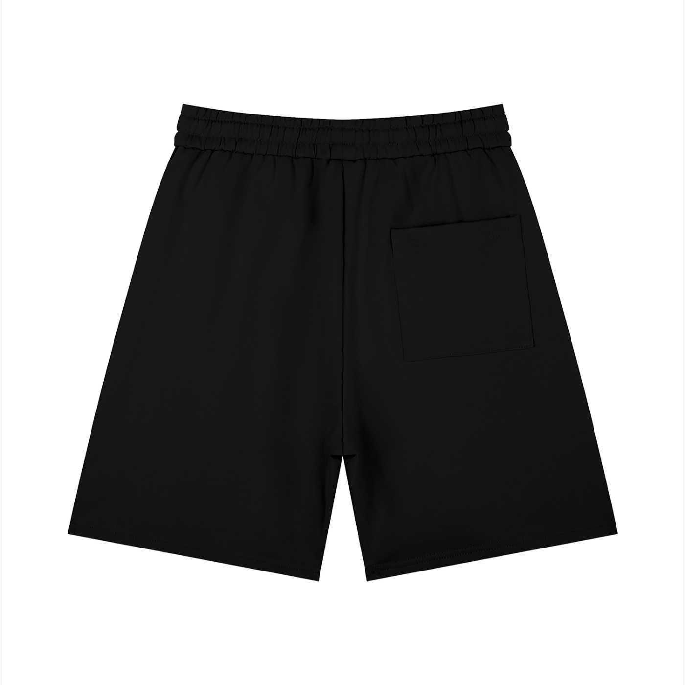 Men’s Loose Fit Drawstring Shorts (Black)