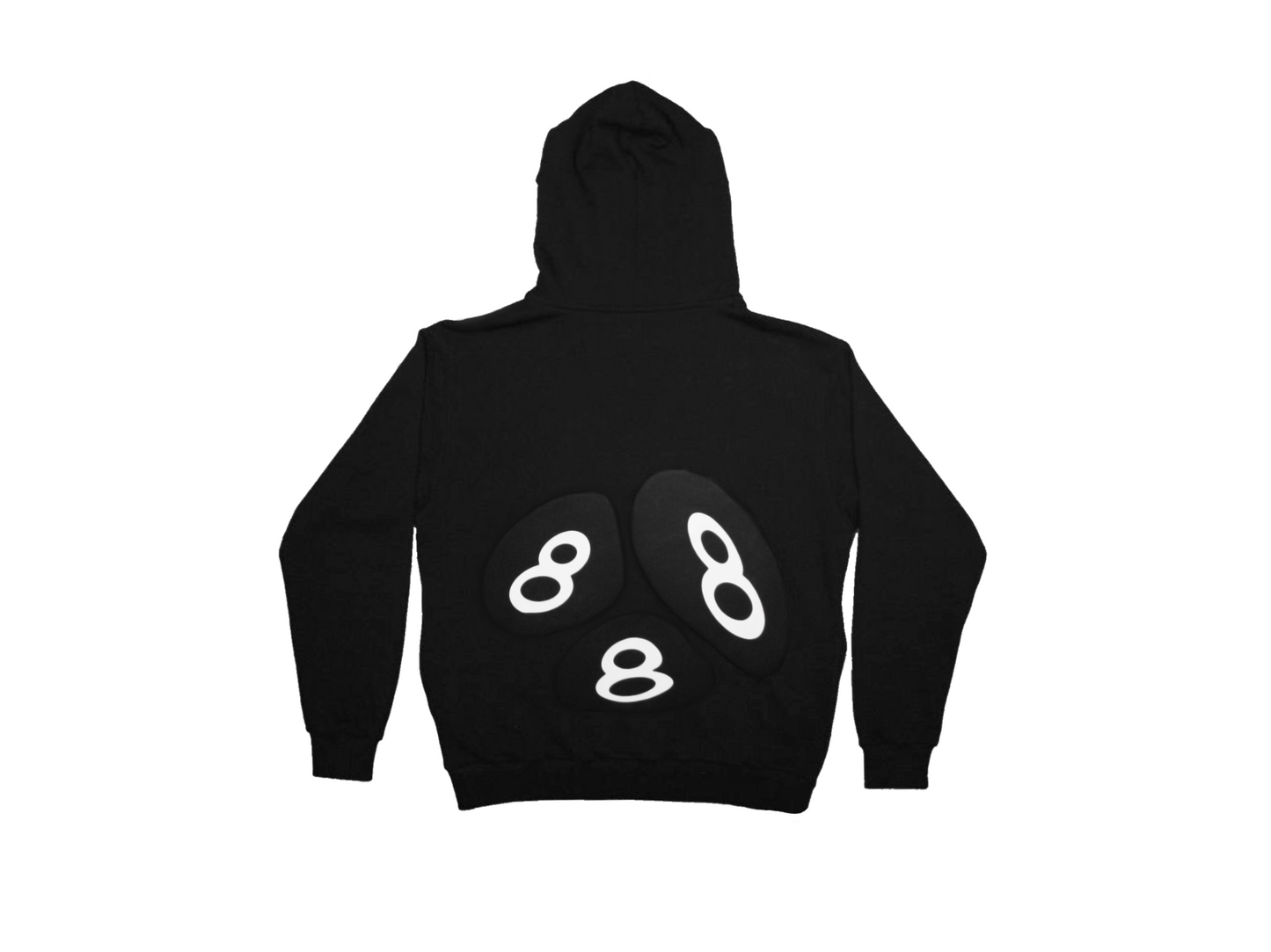 888 Black Hoodie