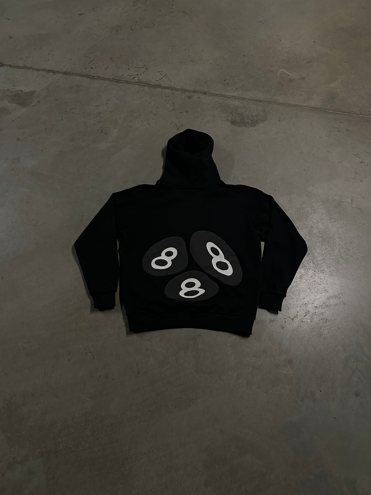 888 Black Hoodie