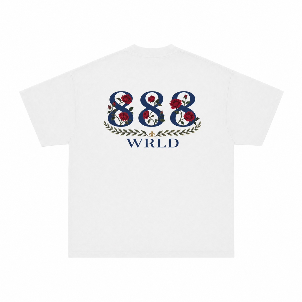 888 Rose White Tee Rebirth 001 Edition