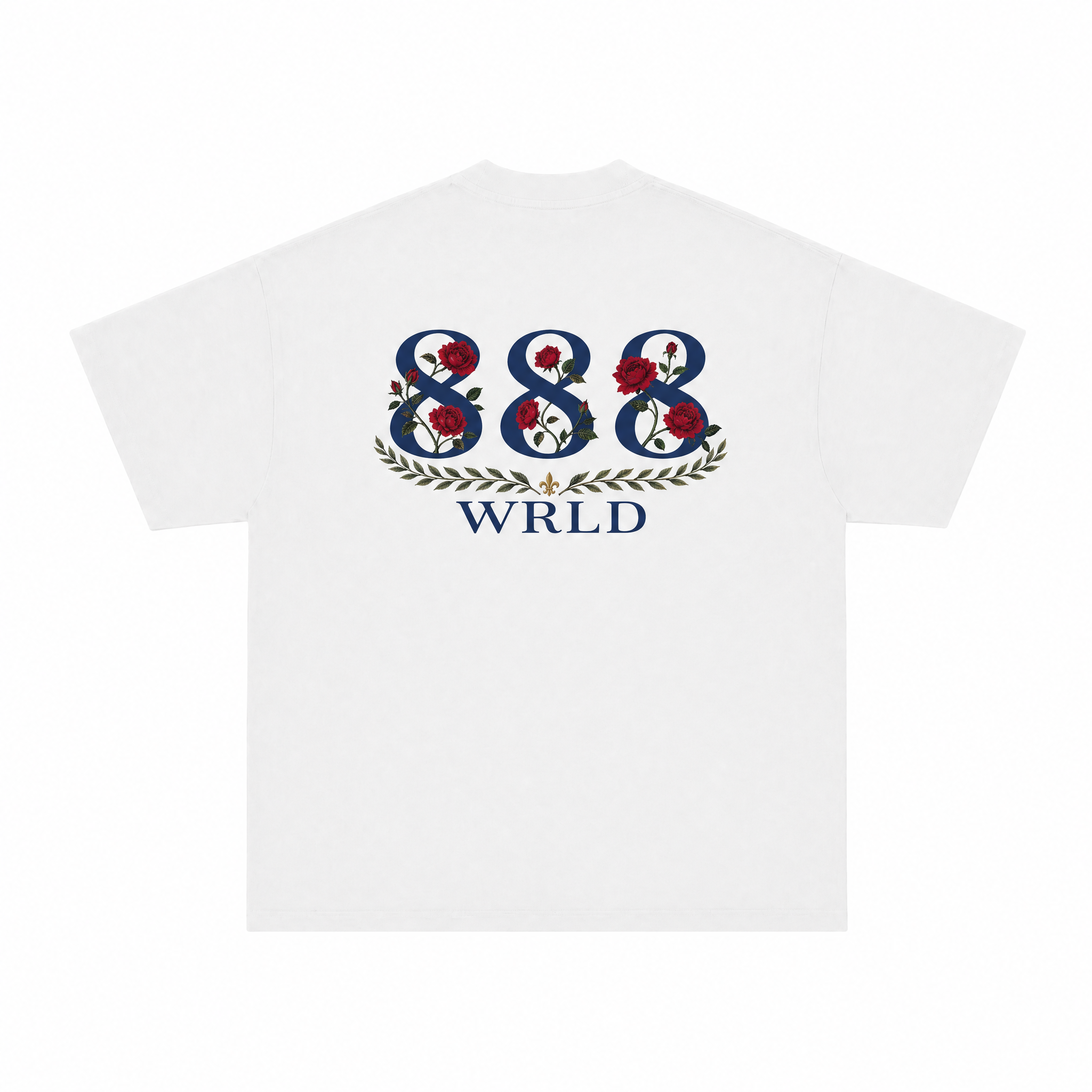 888 Rose White Tee Rebirth 001 Edition