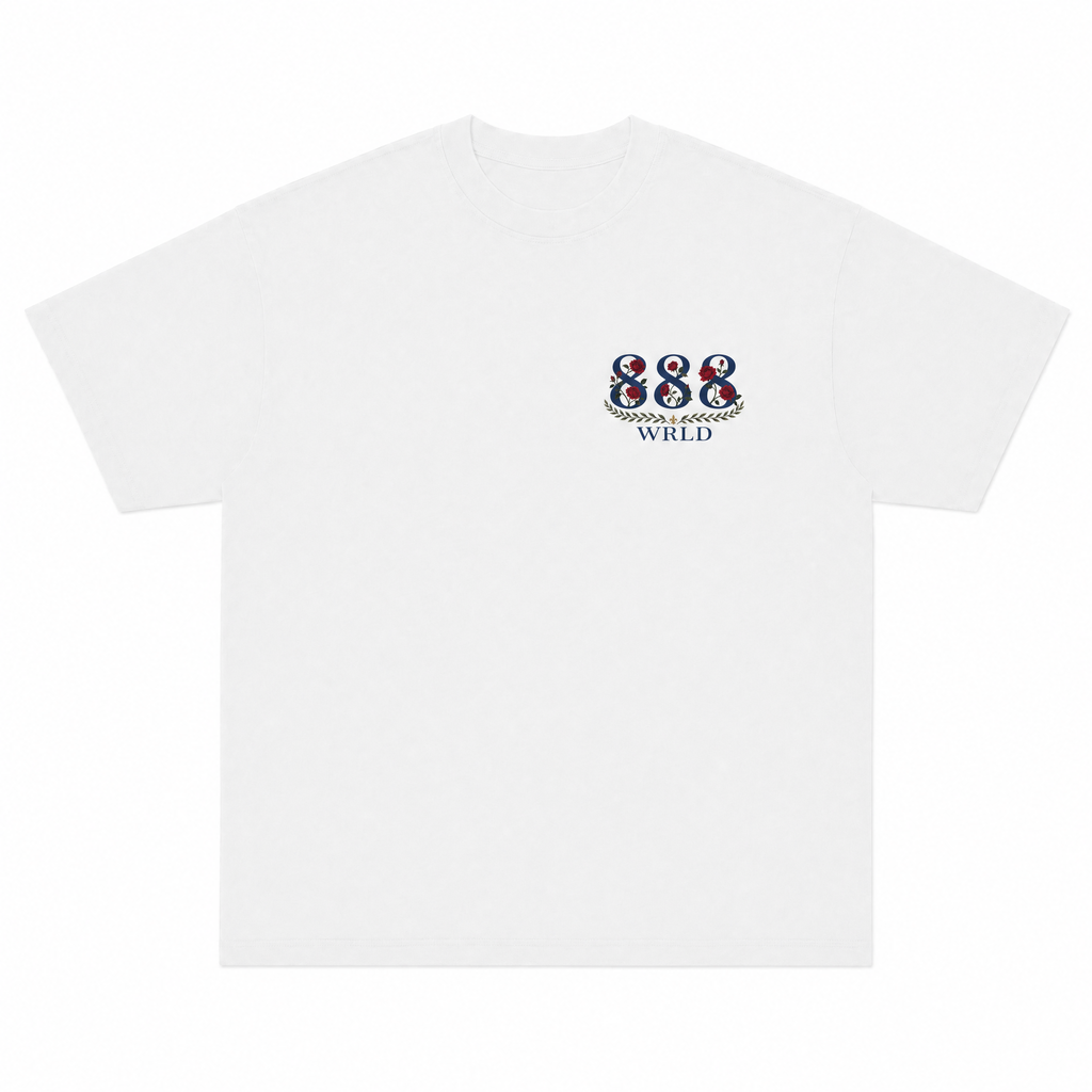 888 Rose White Tee Rebirth 001 Edition