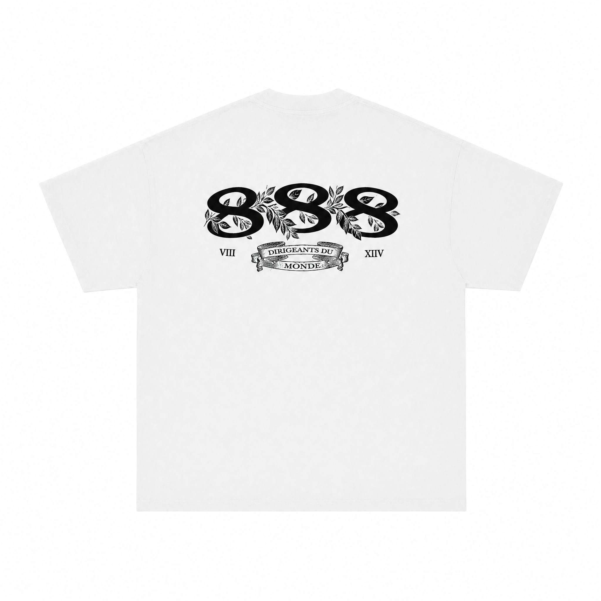 888 Royal White Tee Rebirth 001 Edition