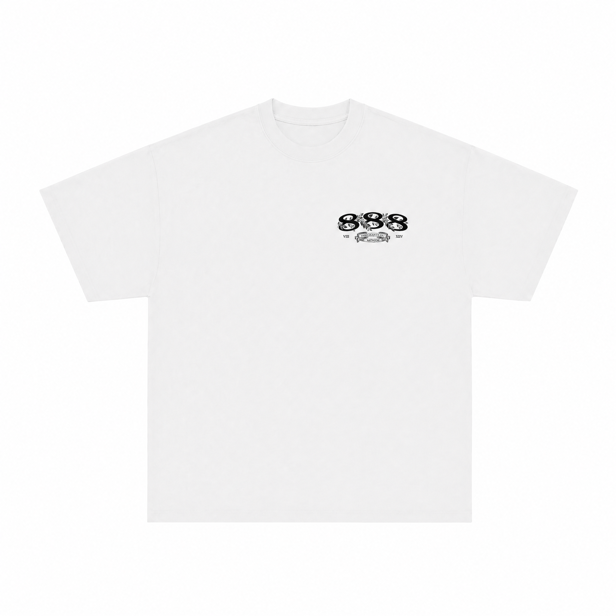 888 Royal White Tee Rebirth 001 Edition