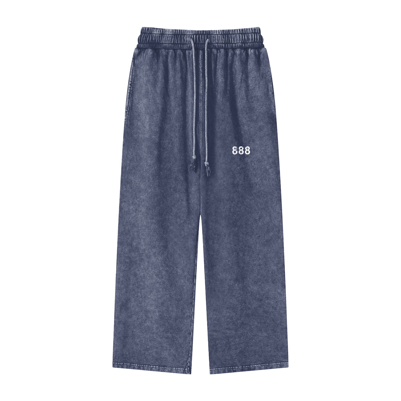Snow Washed Straight Leg Pants