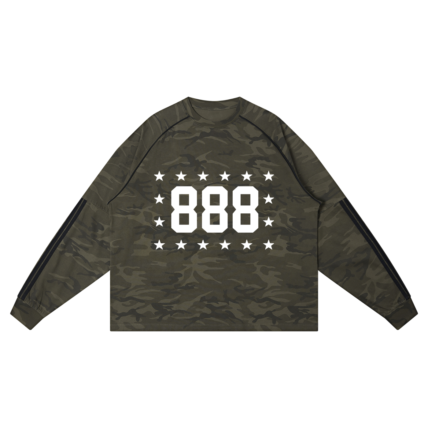Unisex Camo Loose Long Sleeve T-Shirt