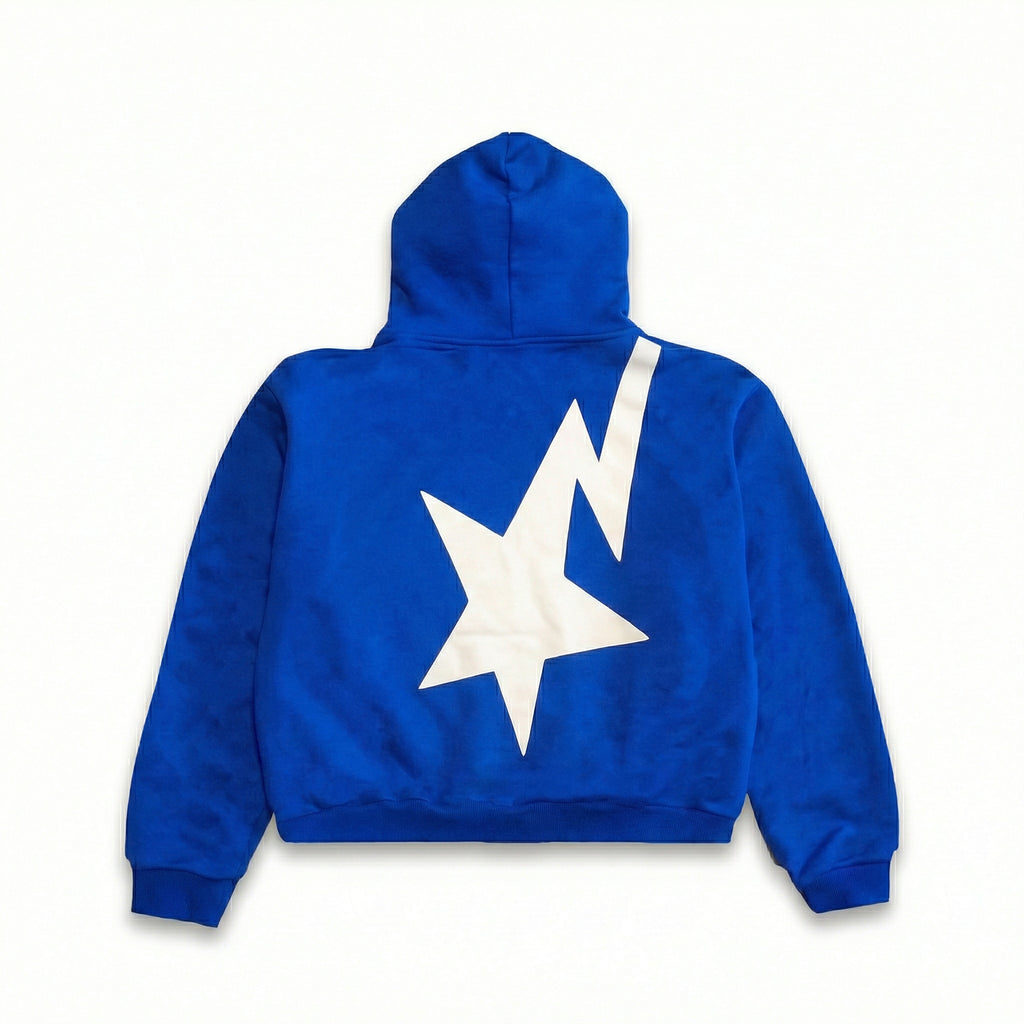 888 Star Hoodie [Blue]