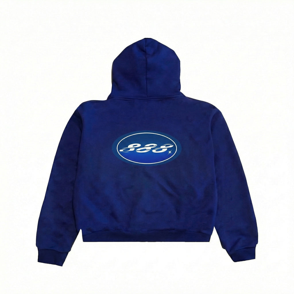888 Circle Hoodie [Navy Blue]